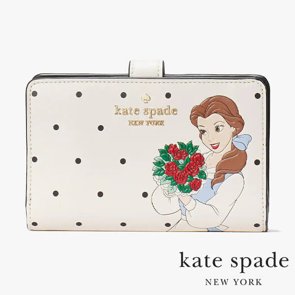 Kate Spade  ミニー  二つ折り財布　ゲートスペード　Disney