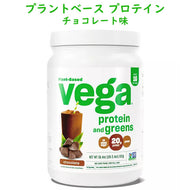 Vega【 ベガ プロテイン ＆ グリーン / プラントベース プロテイン / チョコレート味 521g / 約16杯分】