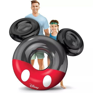 ディズニー ミッキーマウス 浮き輪 プール用 ラージ フロート ブラック/レッドマルチカラー