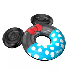 ディズニー ミニーマウス 浮き輪 プール用 ラージ フロート ブラック/ブルーマルチカラー