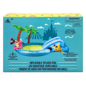 ディズニー ミッキー & フレンド 噴水マット スプラッシュ パッド 滑り台付き 奥行210cm 横幅154cm 高さ103cm Disney