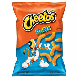 ☆2種類2袋セット☆ Frito-Lay【 フリトレイ アメリカのお菓子 チートス パフス Cheetos Puffs オリジナル味 & フレーミングホット味 1袋当たり 8oz 226.8g】
