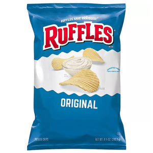 選べる袋数 Frito-Lay【 フリトレイ Ruffles ラッフルズ ポテトチップ オリジナル味 1袋 8.5oz 240.9g】