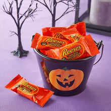 画像をギャラリービューアに読み込む, [2袋セット] ハロウィン限定 リーセス ハロウィン チョコレート ピーナッツバターカップ パンプキン型 スナックサイズ 1袋 約28個入 16.2oz (459g) Reese&#39;s
