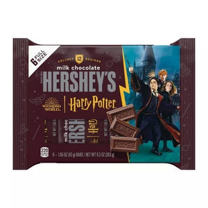 [2袋セット] ハロウィン限定 ハーシーズ ハロウィン チョコレート ハリーポッターコラボ 板チョコ 1袋 6枚入り ミルクチョコレート 1袋 9.3oz 263g Hershey's