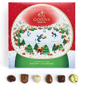 Godiva【 ゴディバ / アドベントカレンダー 2023年 ホリデー クラシック クリスマス チョコレート 24個入り ミルクチョコ / ダークチョコ / ホリデーホワイトチョコ】