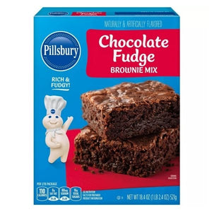 [2箱セット] ピルズバリー チョコレートファッジ ブラウニーミックス 18.4oz 521g Pillsbury
