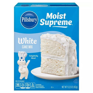 [2箱セット] ピルズバリー モイストサプリームケーキミックス ホワイトケーキ 15.25oz 432g Pillsbury