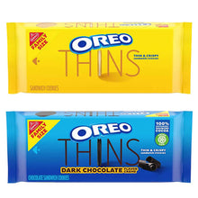 画像をギャラリービューアに読み込む, ☆2種類 2袋セット ☆ Nabisco【 ナビスコ アメリカのお菓子 オレオ サンドイッチクッキー シンズ オリジナル味＆ダークチョコレート味 1袋 13.1oz 371g 約54枚入り】
