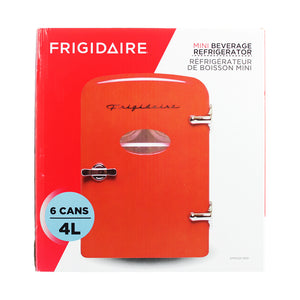 Frigidaire 【 フリッジデール / レトロスタイル ミニ 冷蔵庫 6缶 収納可能 / 家庭電化製品 】