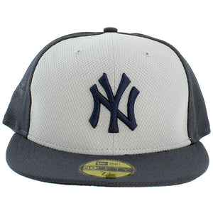 New Era【ニューエラ 59FIFTY New York Yankees/ White ニューヨーク・ヤンキース 11245589 / グレー / 野球帽 / キャップ】