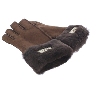 UGG 【アグ / レディース 手袋 グローブ 6740 / CLASSIC TURN CUFF GLOVE / Chocolate チョコレート】