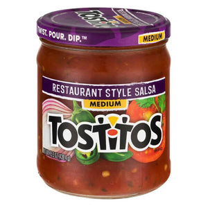 アメリカのお菓子 Frito-Lay Tostitos【 フリトレイ トスティートス ディップ レストラン スタイル サルサ味 ミディアム 15.5oz 439.4g】