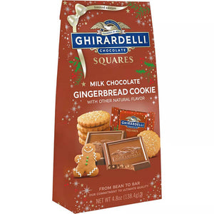 ☆2袋セット☆Ghirardelli【ギラデリ/ 季節限定 クリスマス チョコレート / チョコレート ミルク チョコレート ジンジャーブレッドクッキー 各138.4g (4.8oz) 】
