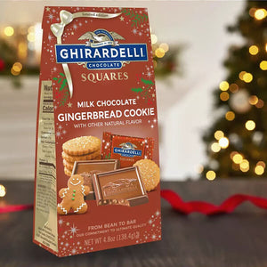 ☆2袋セット☆Ghirardelli【ギラデリ/ 季節限定 クリスマス チョコレート / チョコレート ミルク チョコレート ジンジャーブレッドクッキー 各138.4g (4.8oz) 】