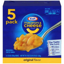 画像をギャラリービューアに読み込む, Kraft【クラフト / マカロニ＆チーズ オリジナルフレーバー 5パック入り 1箱206g 1.03kg】
