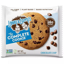 画像をギャラリービューアに読み込む, Lenny &amp; Larry&#39;s【 レニー＆ラリーズ / The COMPLETE Cookie ザ コンプリート プロテインクッキー/ チョコレート チップ / 113g (4oz) × 4枚入り】
