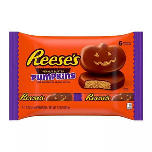 [2袋セット] ハロウィン限定 ハーシーズ ハロウィン チョコレート ピーナッツバターカップ パンプキン型 1袋 6個入り 204g 7.2oz Hershey's