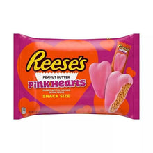 画像をギャラリービューアに読み込む, [2袋セット] 季節限定  Reese&#39;s リーセス バレンタイン チョコレート ピンク ピーナッツ バターハート 9.6oz 272g
