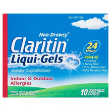 画像をギャラリービューアに読み込む, Claritin【クラリティン 眠くならない アレルギー薬 液体ジェル カプセル /10錠,30錠 】
