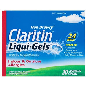 Claritin【クラリティン 眠くならない アレルギー薬 液体ジェル カプセル /10錠,30錠 】