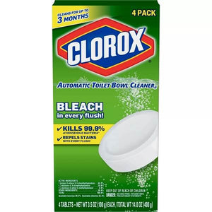 Clorox【クロロックス オートマティック トイレ クリーナー タブレット 4個入り 最長約1年分  】