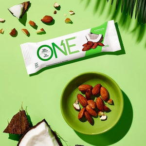 One【ワン / プロテインバー プロテイン 20g配合 アーモンドブリス味 / 2.12oz(60g) x 4本】