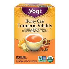 画像をギャラリービューアに読み込む, ☆3箱セット☆ Yogi Tea【 ヨギティー / オーガニック ハーブティー カフェインフリー ハニー チャイティー ターメリック バイタリティ ティー 16バッグ入り 各約32g】
